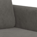 Sofa Chair Dark Grey 60 cm Velvet