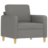 Sofa Chair Dark Grey 60 cm Fabric