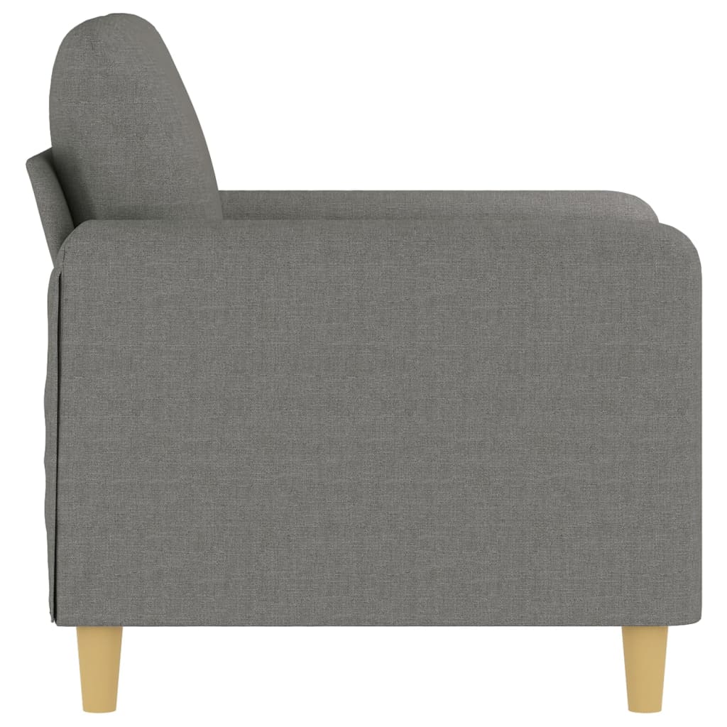 Sofa Chair Dark Grey 60 cm Fabric