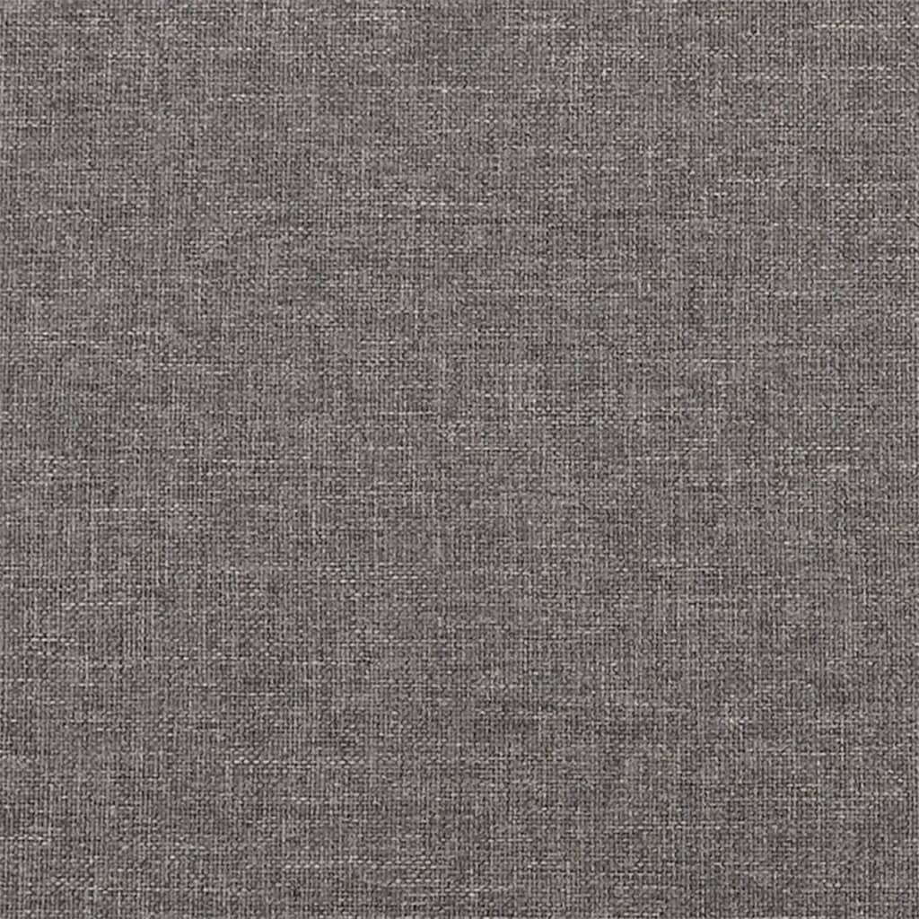 2-Seater Sofa Dark Grey 140 cm Fabric