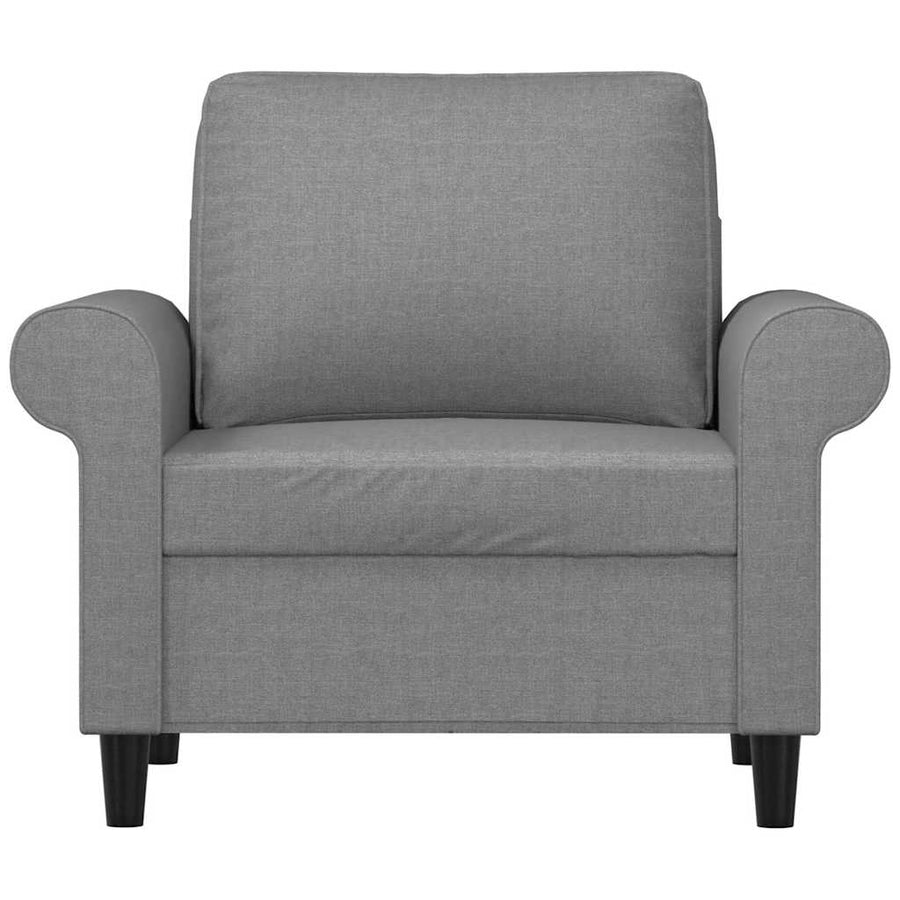 Sofa Chair Light Grey 60 cm Fabric