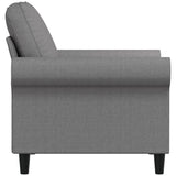 Sofa Chair Light Grey 60 cm Fabric