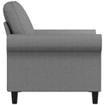 Sofa Chair Light Grey 60 cm Fabric