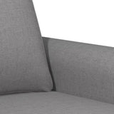 Sofa Chair Light Grey 60 cm Fabric - Rear View