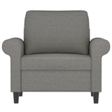 Sofa Chair Dark Grey 60 cm Fabric