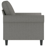 Sofa Chair Dark Grey 60 cm Fabric - Top-Down View