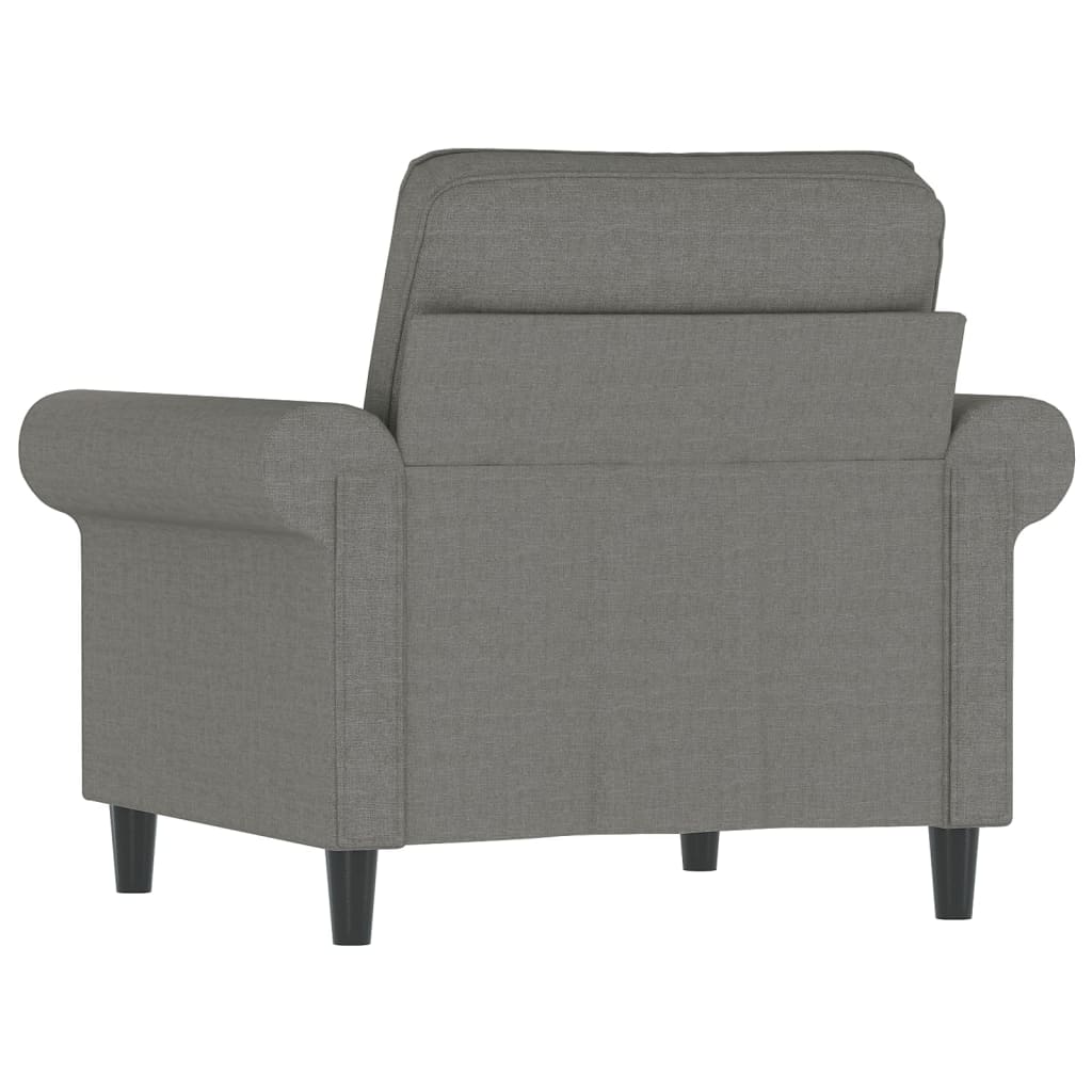 Sofa Chair Dark Grey 60 cm Fabric