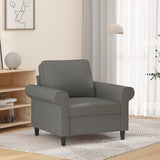 Sofa Chair Dark Grey 60 cm Fabric