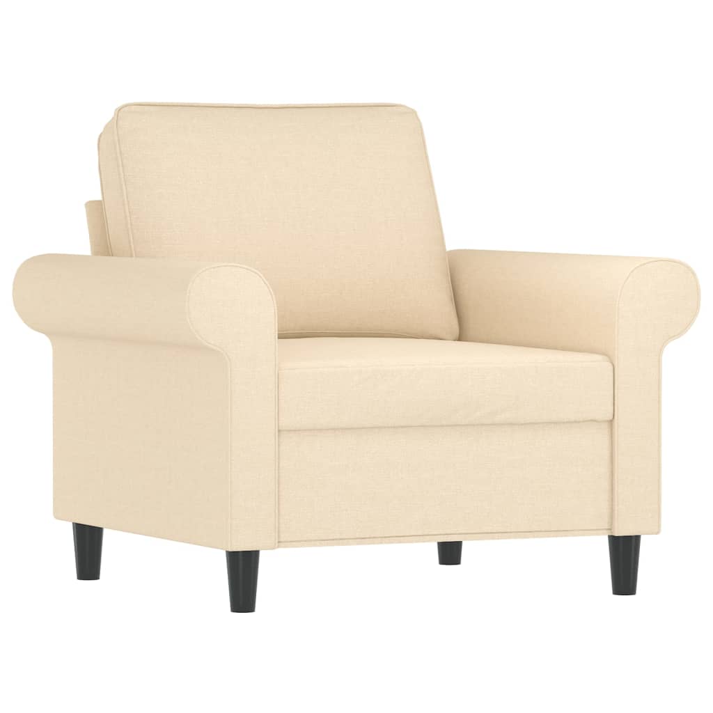 Sofa Chair Cream 60 cm Fabric