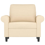 Sofa Chair Cream 60 cm Fabric