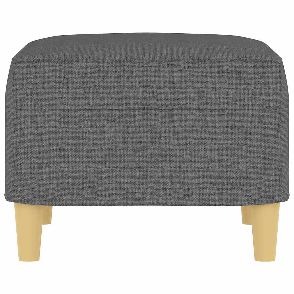Footstool Dark Grey 60x50x41 cm Fabric