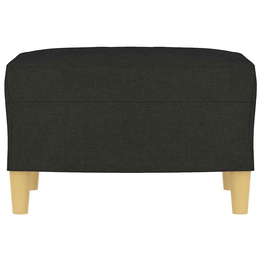 Footstool Black 60x50x41 cm Fabric