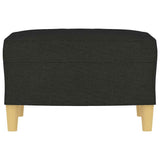 Footstool Black 60x50x41 cm Fabric