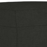 Footstool Black 60x50x41 cm Fabric - 45-Degree Angle