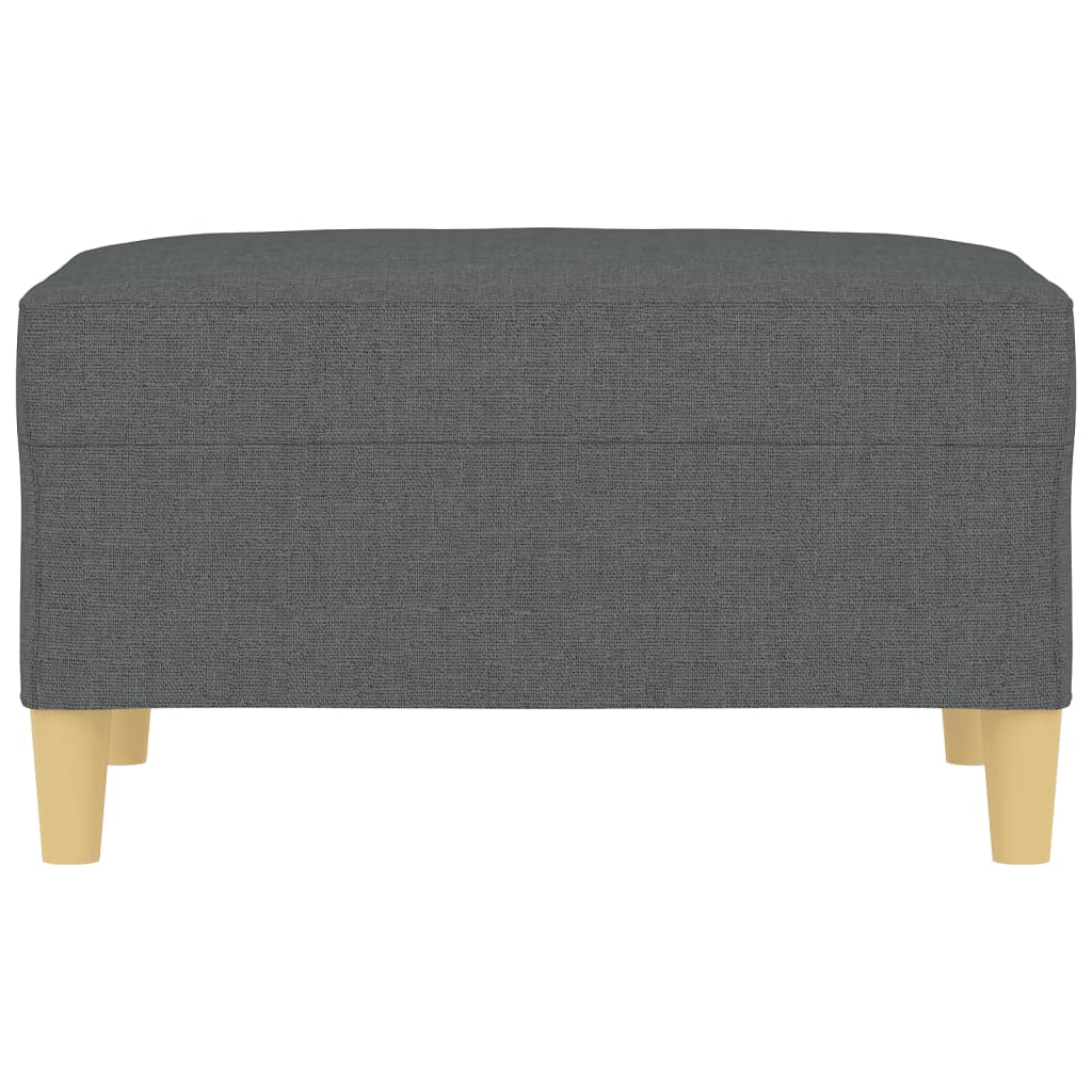 Footstool Dark Grey 70x55x41 cm Fabric