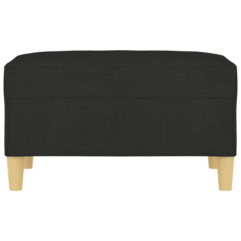 Footstool Black 70x55x41 cm Fabric