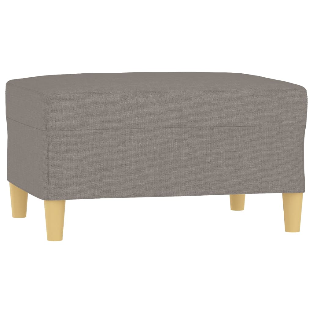 Footstool Taupe 70x55x41 cm Fabric