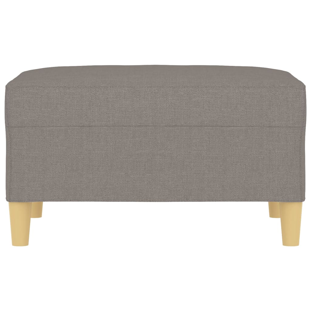 Footstool Taupe 70x55x41 cm Fabric