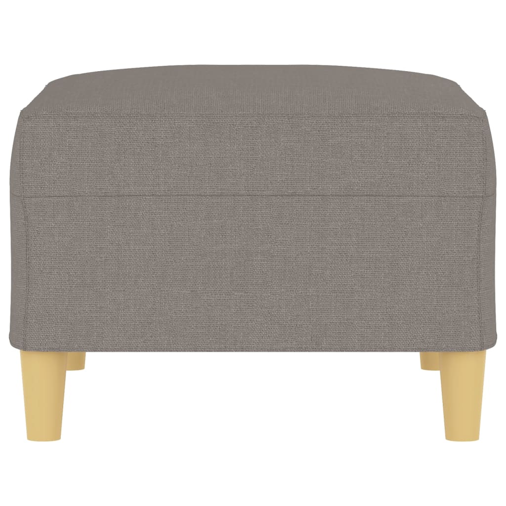 Footstool Taupe 70x55x41 cm Fabric