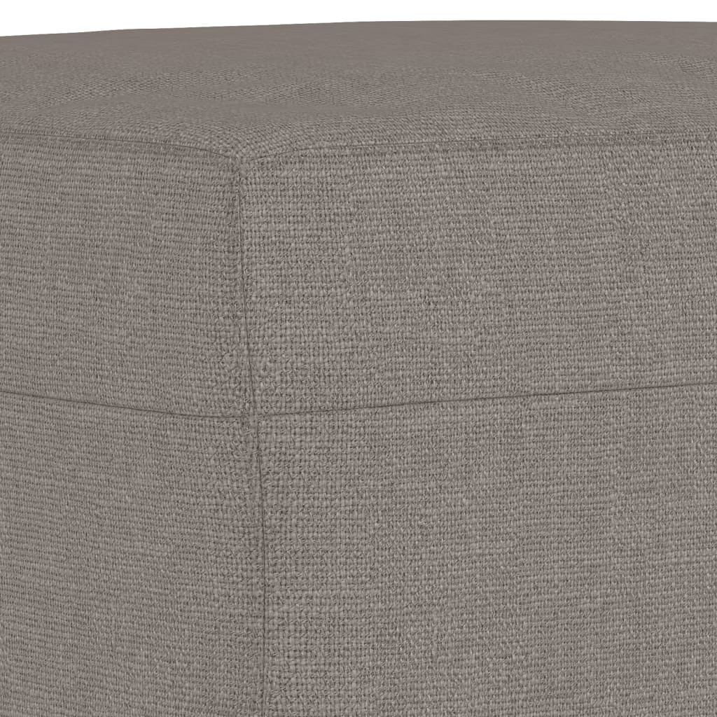 Footstool Taupe 70x55x41 cm Fabric