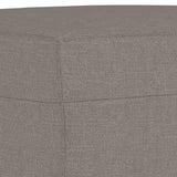 Footstool Taupe 70x55x41 cm Fabric