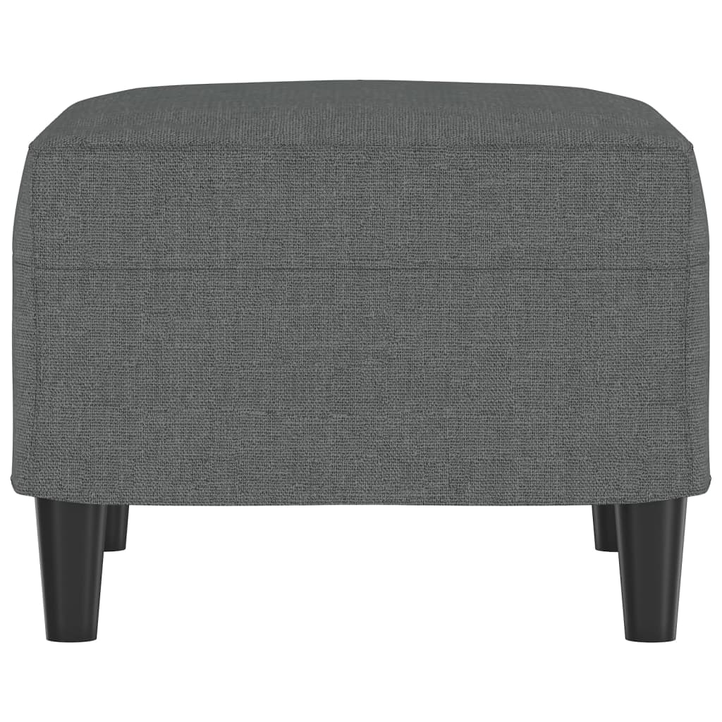 Footstool Dark Grey 60x50x41 cm Fabric