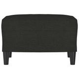 Footstool Black 60x50x41 cm Fabric