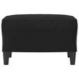 Footstool Black 60x50x41 cm Faux Leather
