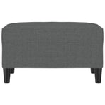 Footstool Dark Grey 70x55x41 cm Fabric