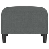 Footstool Dark Grey 70x55x41 cm Fabric