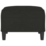 Footstool Black 70x55x41 cm Fabric