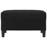 Footstool Black 70x55x41 cm Faux Leather