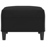Footstool Black 70x55x41 cm Faux Leather