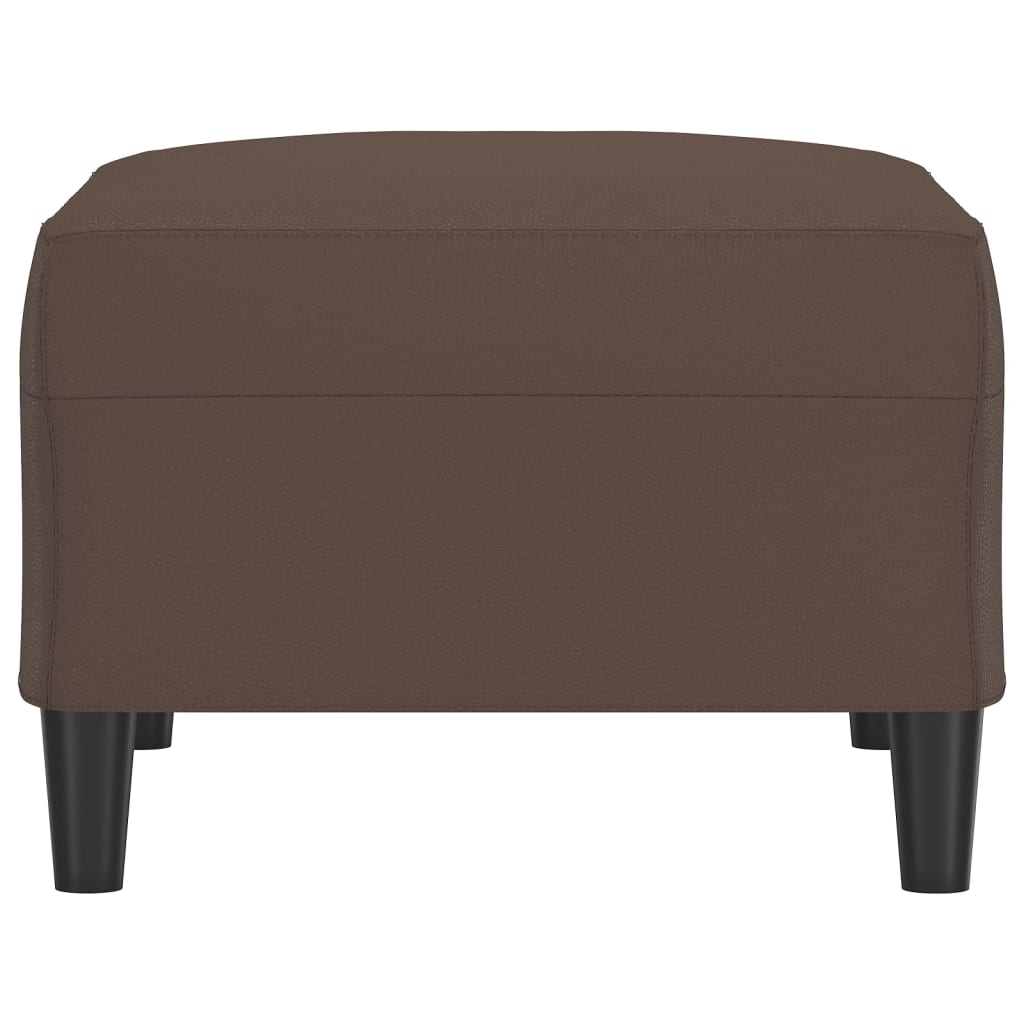 Footstool Brown 70x55x41 cm Faux Leather