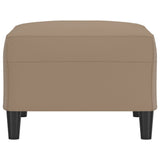 Footstool Cappuccino 70x55x41 cm Faux Leather