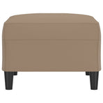Footstool Cappuccino 70x55x41 cm Faux Leather