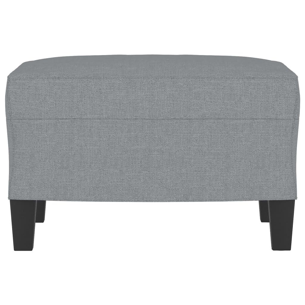 Footstool Light Grey 60x50x41 cm Fabric