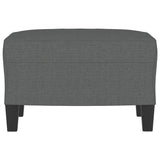 Footstool Dark Grey 60x50x41 cm Fabric