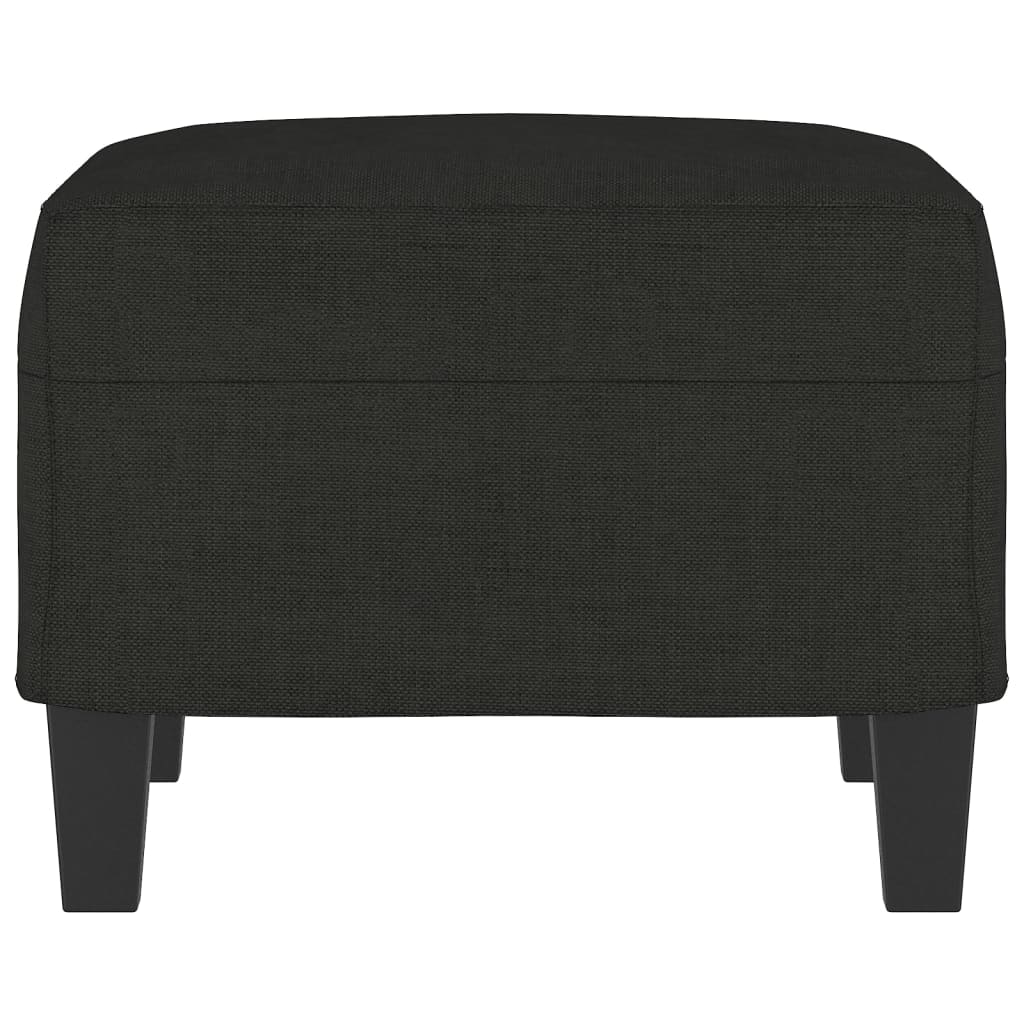 Footstool Black 60x50x41 cm Fabric