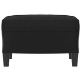 Footstool Black 60x50x41 cm Faux Leather