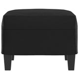 Footstool Black 60x50x41 cm Faux Leather