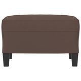 Footstool Brown 60x50x41 cm Faux Leather