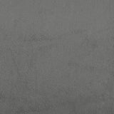 Footstool Dark Grey 60x50x41 cm Microfibre Fabric - Rear View