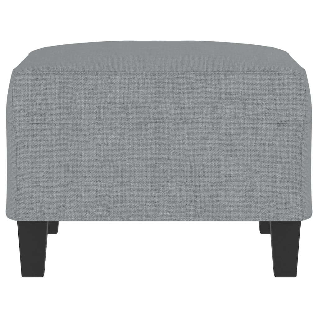 Footstool Light Grey 70x55x41 cm Fabric