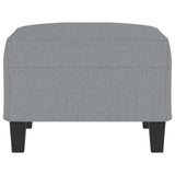 Footstool Light Grey 70x55x41 cm Fabric
