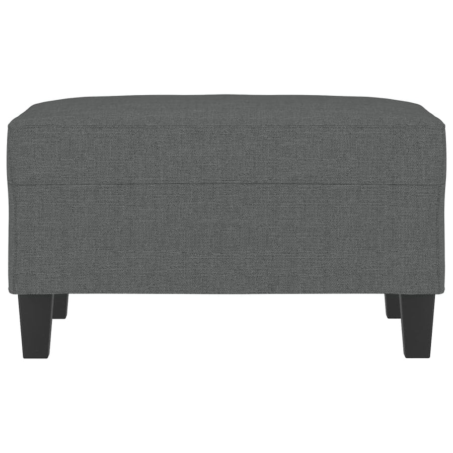 Footstool Dark Grey 70x55x41 cm Fabric