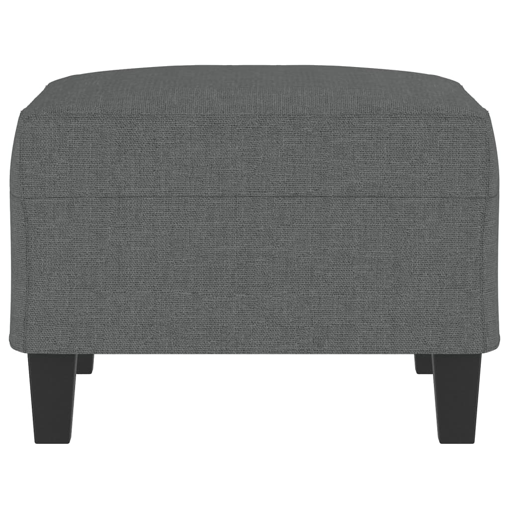 Footstool Dark Grey 70x55x41 cm Fabric