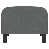 Footstool Dark Grey 70x55x41 cm Fabric
