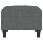 Footstool Dark Grey 70x55x41 cm Fabric