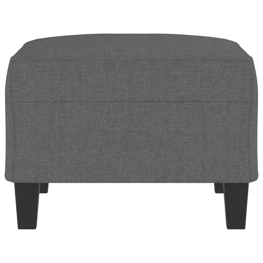 Footstool Dark Grey 70x55x41 cm Fabric